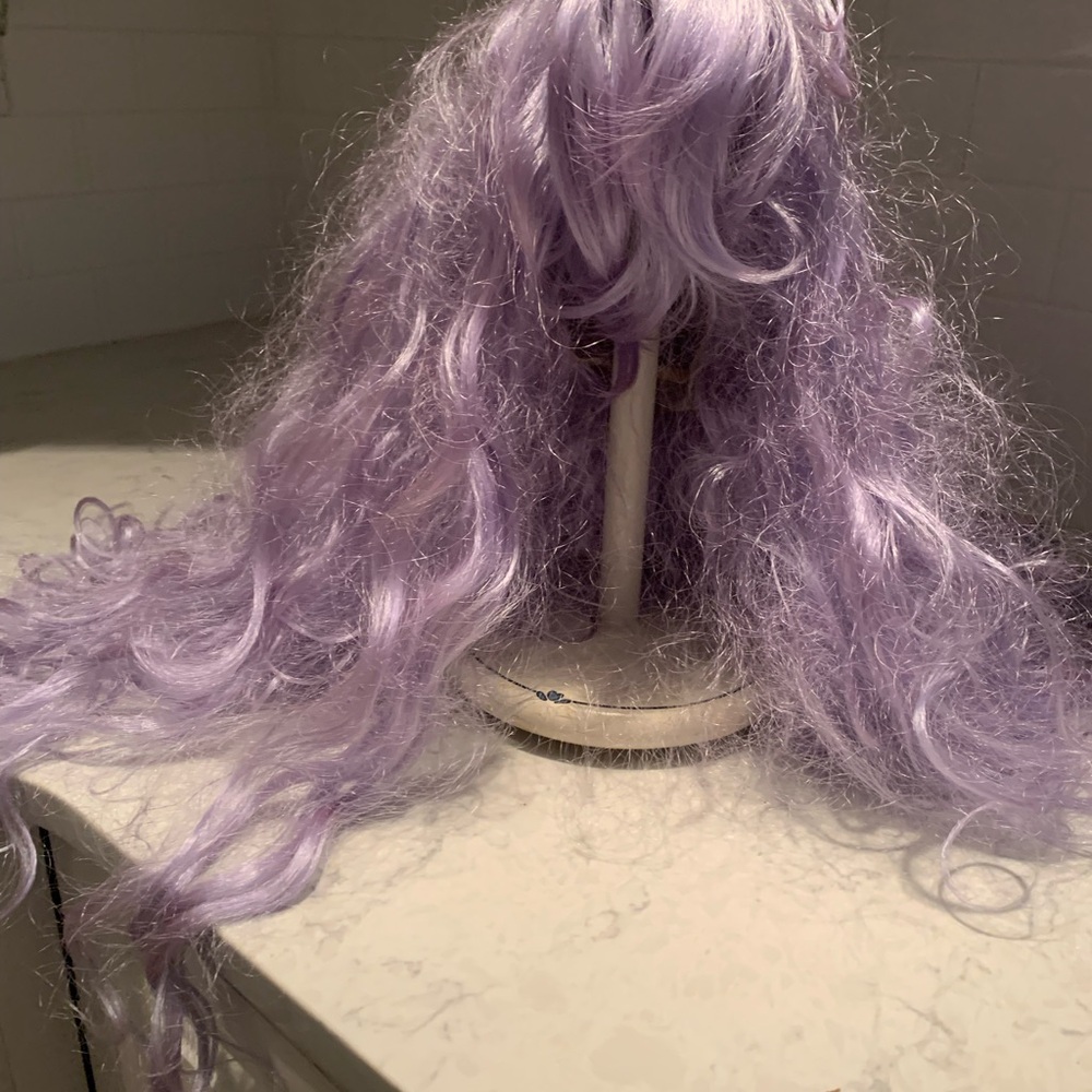 Spirit Pastel Purple Wavy Hair Wig